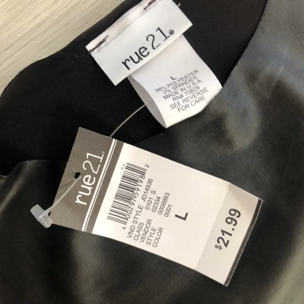 🖤NWT Vegan Leather Mini Dress - Picture 9 of 9